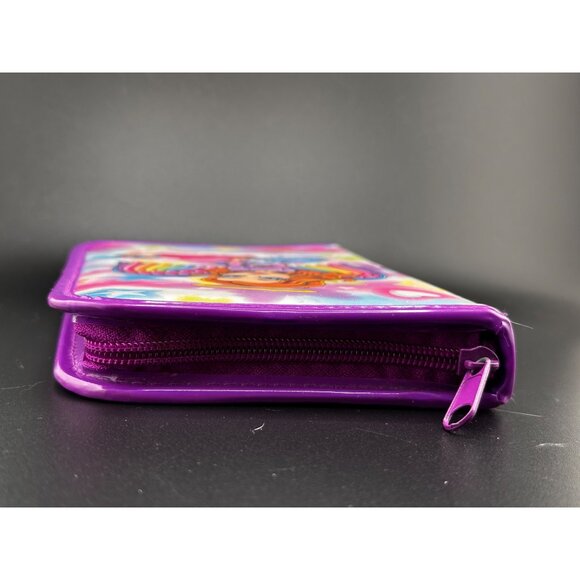 Lisa Frank Stationary Zipper Binder Angel Cat Rainbows Mini 5x8” Vtg 1990s READ - Picture 11 of 16